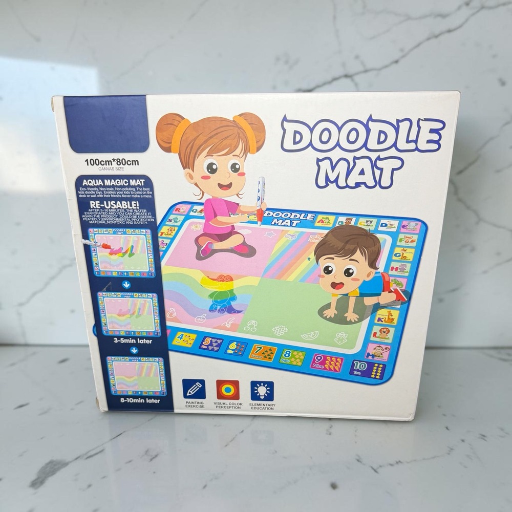 Aqua‎ Magic Doodle Mat Kids Large New Reusable Water Drawing Toy